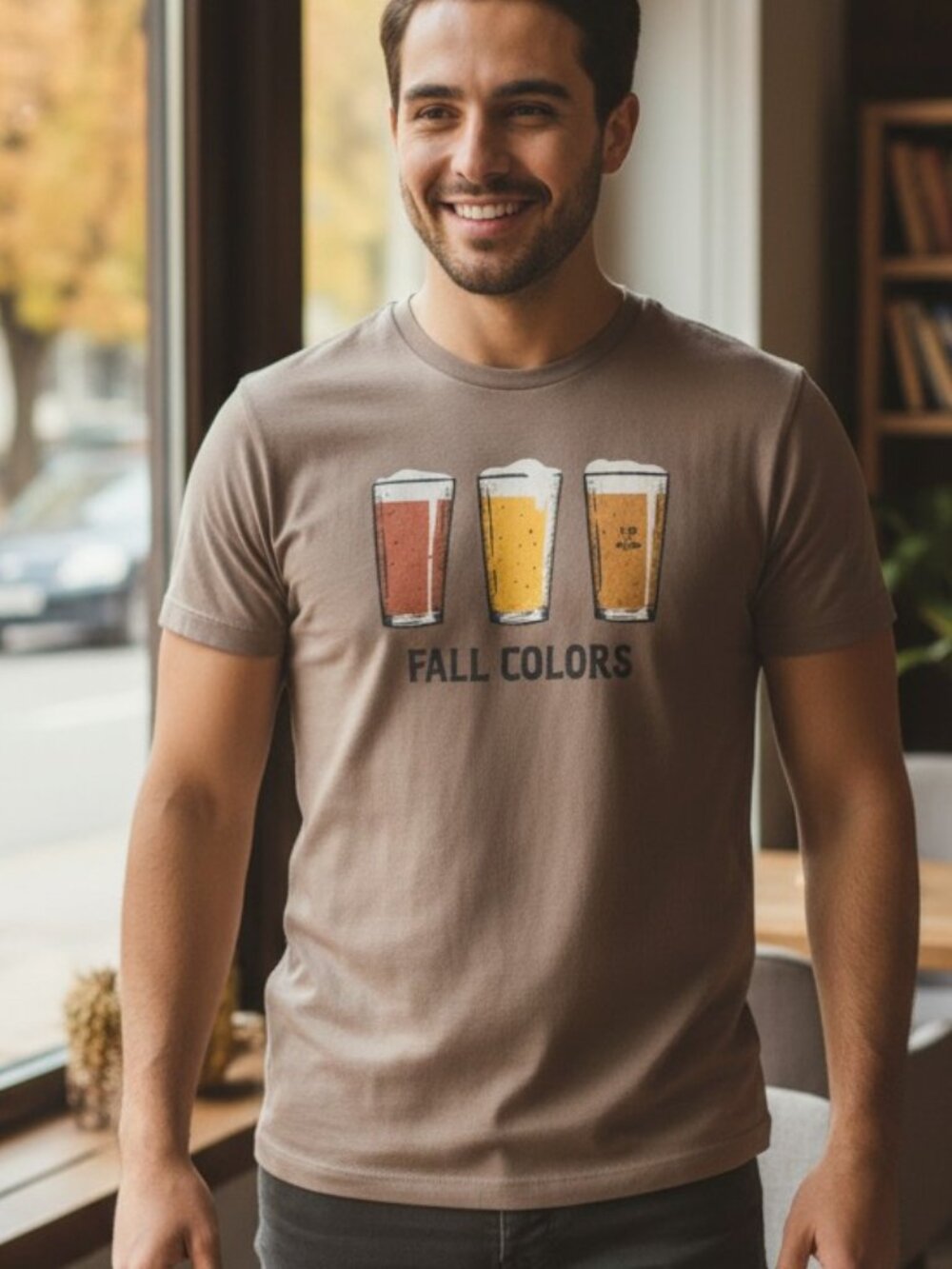 Men's Life is Good Fall Colors Crusher Tee